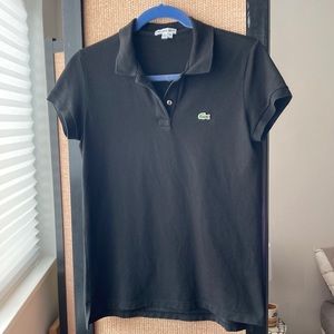 Black LaCoste Polo Shirt